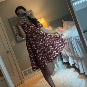 Printed Skater Dress